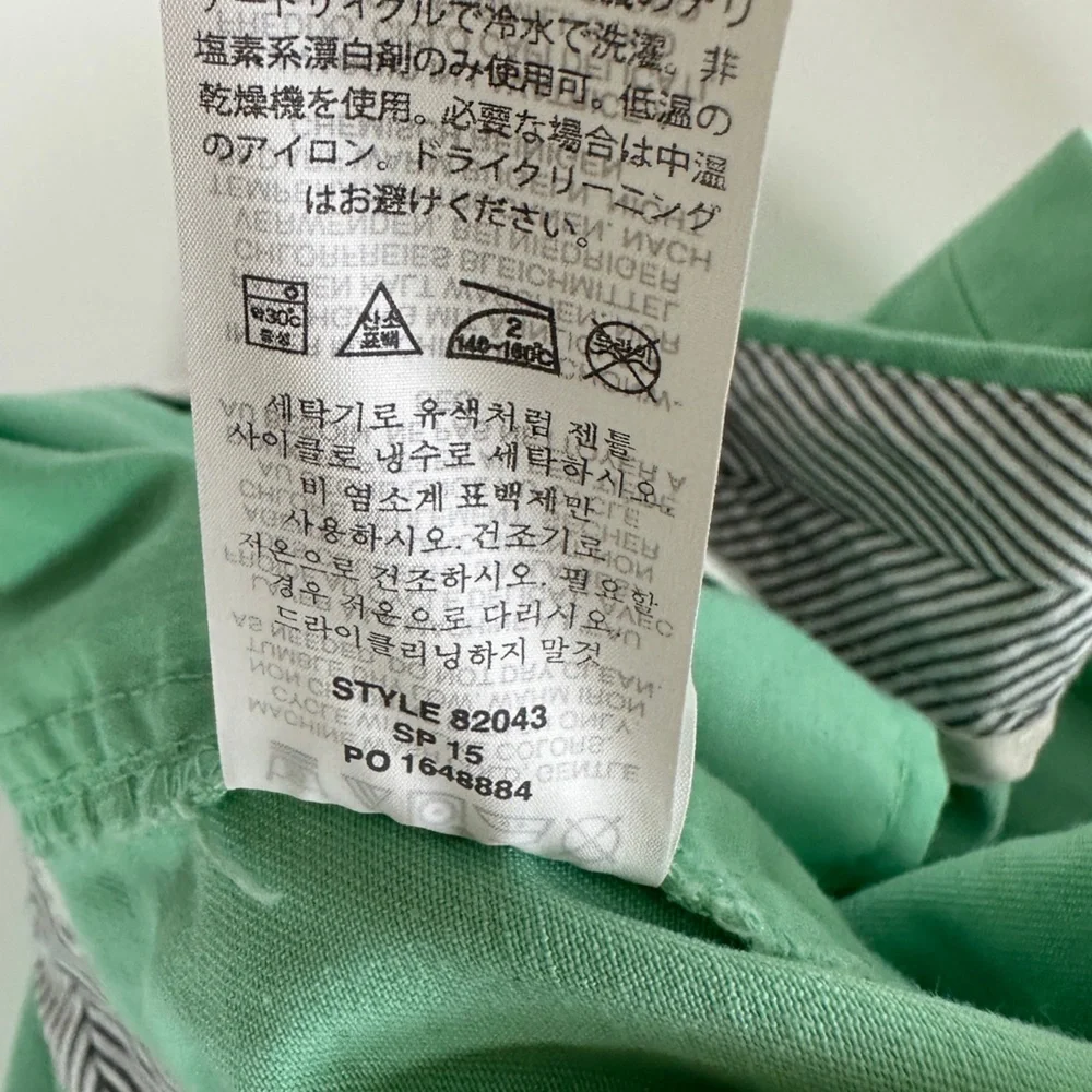 J. Crew Chino Women’s Shorts Bright Green‎ Mint Size 2